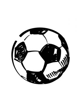 Illustration eines Fußballs